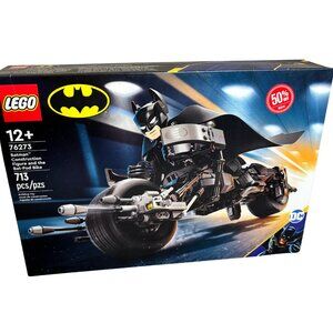 LEGO DC Batman 76273 Construction Figure & Bat-Pod Bike Set (713 pcs)‎